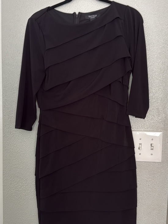 White House Black Market Dresses & Skirts - White House Black Market Black Tiered Midi Dress